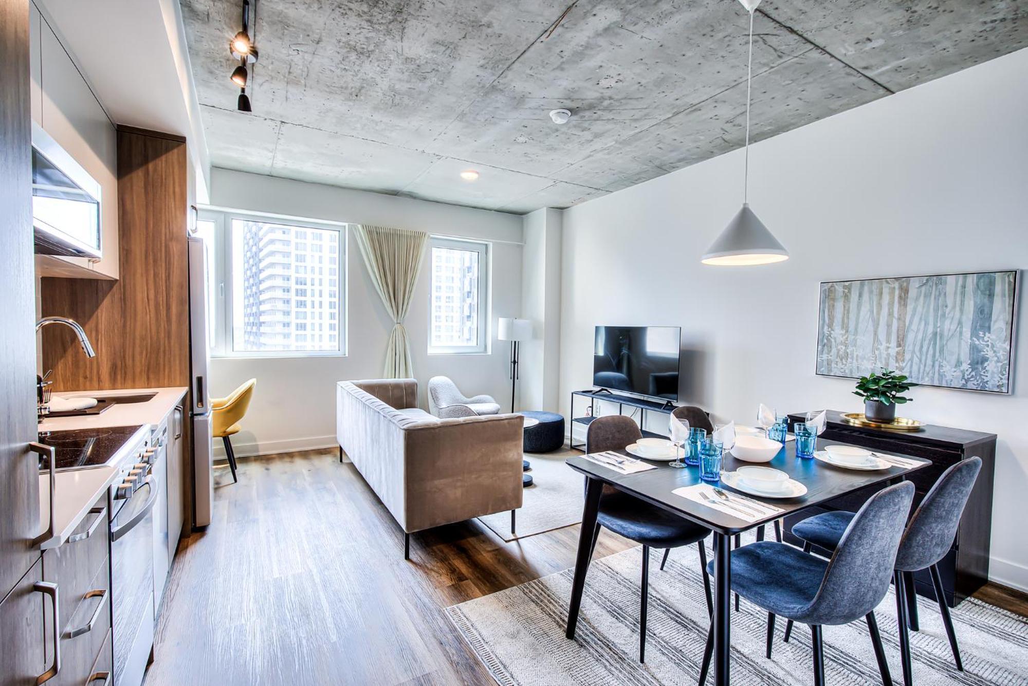 2Br+Gym For Vip Corporate & Students Downtown Mtl Apartment Montreal Bagian luar foto